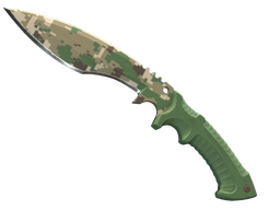 Faca Kukri (★) | Camuflagem Digital — Floresta (Pouco Usada 0.14)